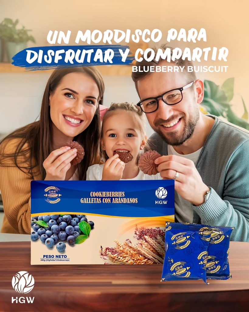 BLUEBERRY BISCUIT (GALLETAS)