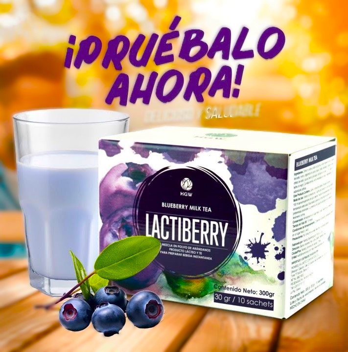 Lactiberry de HGW – Jugo de Arándano y Té Negro