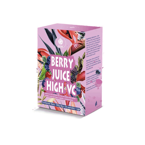 Jugo En Polvo Berry Juice Hgw 30 Sobres