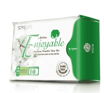 Toallas Sanitaria HGW Día con Turmalina y Aniones 